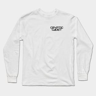 Cryptic Cadet (black lettering) Long Sleeve T-Shirt